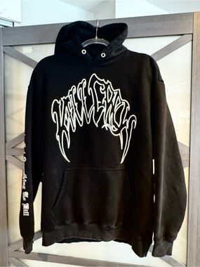 Kill Crew Black Hoodie with White  Graphic Logo